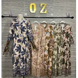Vestiti Genere Abito Donna Estate Made in Italia Tempo libero Vari Colori Standard Lino — foto 1