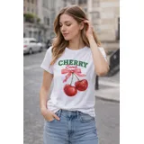 T-Shirt & Top(D) Genere T-Shirt Donna Estate Made in Italia Quotidiano Colore Unico Standard — foto 1