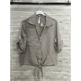 Camicie(D) Genere Camicetta Camicia Casual Donna Estate Made in Italia Tempo libero Vari Colori Standard Monocromo — foto 5