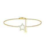 Bracciale con Ciondolo in Strass di Varie Forme — foto 4