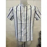 Camicie(U) Uomo Camicia Casual Uomo Estate Made in Italia Quotidiano Colore Unico Standard Bottoni — foto 1
