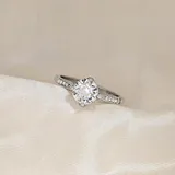 Anello di Fidanzamento Regolabile con Zircone — foto 3