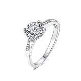Anello di Fidanzamento Regolabile con Zircone — foto 1