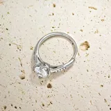Anello di Fidanzamento Regolabile con Zircone — foto 4