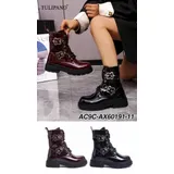 Stivaletti Tacchi Donna Autunno/Inverno Made in Cina Tempo libero Tacco Largo Tonda — foto 4