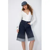 Jeans(D) Genere Jeans Larghi Donna Quattro stagioni Made in Cina Tempo libero Colore Unico Standard — foto 3