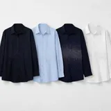 Camicie(D) Genere Camicetta Camicia Casual Donna Quattro stagioni Made in Cina Tempo libero Colori Casuale Standard — foto 3