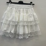 Gonne Genere Gonna  Donna Quattro stagioni Made in Cina Quotidiano Vari Colori Standard Pizzo Poliestere — foto 1