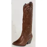 Texani/Biker Donna Autunno/Inverno Made in Cina Tempo libero Tacco Largo A punta — foto 2