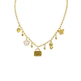 Collana a Catena con Charms e Cristalli — foto 3