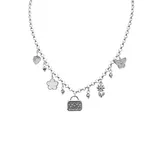 Collana a Catena con Charms e Cristalli — foto 4