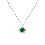 Collana con Pendente Rotondo in Zircone — foto 3