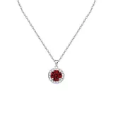Collana con Pendente Rotondo in Zircone — foto 5