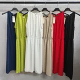 Vestiti Genere Vestiti Donna Estate Made in Italia Quotidiano Colore Unico Standard — foto 3