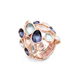 Anello Elastico con Bollicine Smaltate Irregolari — foto 4