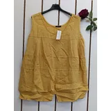 T-Shirt & Top(D) Genere Canottiera Donna Estate Made in Italia Tempo libero Colori Casuale Curvy(taglie forti) Monocromo — foto 9