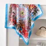 Quadrati Donna Donna Quattro stagioni Made in Cina Quotidiano 70x70cm Leggero — foto 3