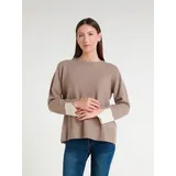 Pullover Pullover Donna Autunno/Inverno Made in Italia Quotidiano Colore Unico Standard — foto 5