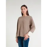 Pullover Pullover Donna Autunno/Inverno Made in Italia Quotidiano Colore Unico Standard — foto 3