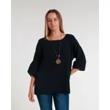Camicia caftani Donna Primavera/Estate Made in Italia Quotidiano Vari Colori Standard Monocromo — foto 1