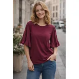 T-Shirt & Top(D) Genere T-Shirt Donna Primavera/Estate Made in Italia Tempo libero Vari Colori Standard Monocromo — foto 1