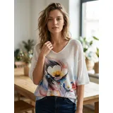 Camicia Felpa T-Shirt Maglie Donna Autunno Made in Italia Quotidiano Vari Colori Standard — foto 1