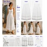 Gonne Genere Donna Primavera/Estate Made in Italia Quotidiano Vari Colori Oversize — foto 3
