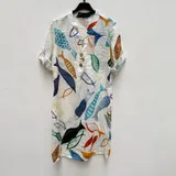 Vestiti Genere Vestiti Donna Primavera/Estate Made in Italia Tempo libero Vari Colori Standard Lino — foto 7