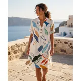 Vestiti Genere Vestiti Donna Primavera/Estate Made in Italia Tempo libero Vari Colori Standard Lino — foto 1