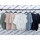 Camicia Felpa T-Shirt Maglie Donna Autunno Made in Italia Quotidiano Vari Colori Standard — foto 3