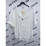 Camicia Felpa T-Shirt Maglie Donna Autunno Made in Italia Quotidiano Vari Colori Standard — foto 4