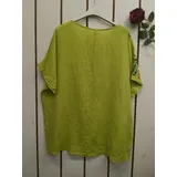 Camicie(D) Genere Camicetta Camicia Casual Donna Estate Made in Italia Tempo libero Colori Casuale Curvy(taglie forti) Fiori Lino — foto 4