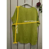 Camicie(D) Genere Camicetta Camicia Casual Donna Estate Made in Italia Tempo libero Colori Casuale Curvy(taglie forti) Fiori Lino — foto 5