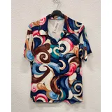 Camicie(D) Genere Camicia Camicia Donna Estate Made in Italia Quotidiano Colore Unico Standard Stampata — foto 1