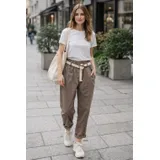 Pantaloni(D) Genere Pantaloni Donna Primavera/Estate Made in Italia Tempo libero Vari Colori Standard Monocromo — foto 1