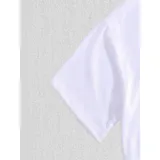T-Shirt Donna Estate Made in Italia Quotidiano Standard Stampata — foto 4