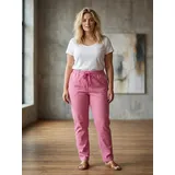 Pantaloni Sportivi Giacca Leggere Donna Primavera/Estate Made in Italia Tempo libero Colore Unico Standard — foto 4