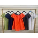 T-Shirt & Top(D) Genere Canottiera Donna Primavera/Estate Made in Italia Tempo libero Vari Colori Standard Monocromo — foto 11