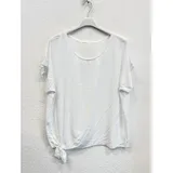 T-Shirt & Top(D) Genere T-Shirt Donna Estate Made in Italia Quotidiano Vari Colori Standard Monocromo — foto 4