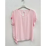 T-Shirt & Top(D) Genere T-Shirt Donna Estate Made in Italia Quotidiano Vari Colori Standard Monocromo — foto 5