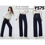 Jeans(D) Genere Jeans Larghi Donna Quattro stagioni Made in Cina Tempo libero Colore Unico Standard — foto 1