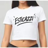 T-Shirt Donna Primavera/Estate Made in Cina Quotidiano Vari Colori Standard Monocromo — foto 1