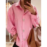 Camicie(D) Genere Camicia Camicia Casual Donna Quattro stagioni Made in Italia Tempo libero Vari Colori Standard Righe Cotone — foto 1