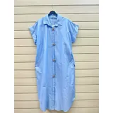 Vestiti Genere Vestiti Donna Primavera/Estate Made in Italia Tempo libero Vari Colori Standard Monocromo Cotone — foto 14