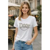 T-Shirt & Top(D) Genere T-Shirt Donna Primavera/Estate Made in Cina Tempo libero Colore Unico Standard — foto 1