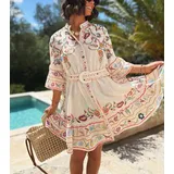 Vestiti Genere Vestiti Donna Primavera/Estate Made in Italia Tempo libero Vari Colori Standard Stampata Cotone — foto 4