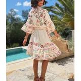 Vestiti Genere Vestiti Donna Primavera/Estate Made in Italia Tempo libero Vari Colori Standard Stampata Cotone — foto 5