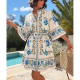 Vestiti Genere Vestiti Donna Primavera/Estate Made in Italia Tempo libero Vari Colori Standard Stampata Cotone — foto 10