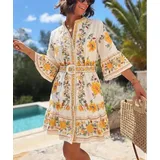 Vestiti Genere Vestiti Donna Primavera/Estate Made in Italia Tempo libero Vari Colori Standard Stampata Cotone — foto 9