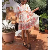 Vestiti Genere Vestiti Donna Primavera/Estate Made in Italia Tempo libero Vari Colori Standard Stampata Cotone — foto 1